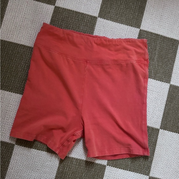 Free People Hot Shot Coral Women's Shorts - Picture 4 of 11